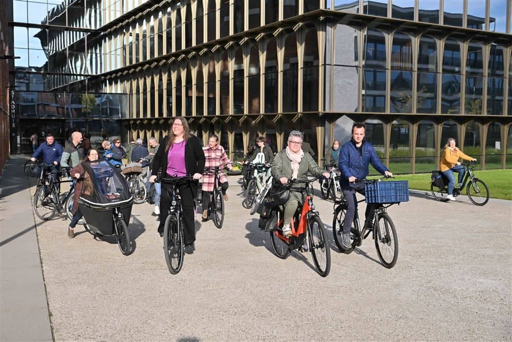 Stad Beringen Zet Personeel Op De Fiets